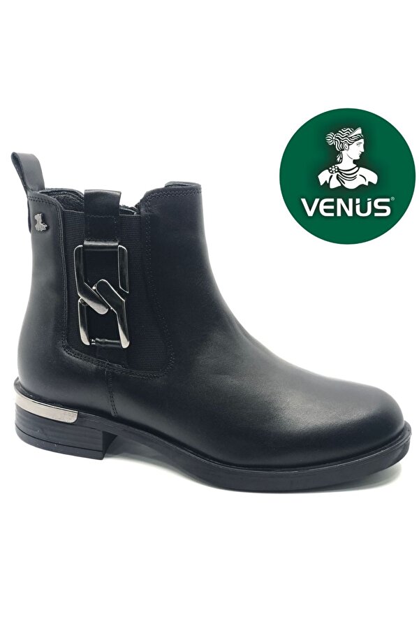 Apricus Hakiki Deri Düz Kaymaz Taban Ortopedik Kadın Bot