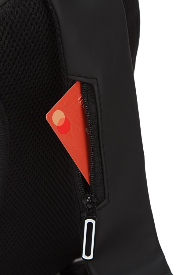 Erkek Siyah Usb Çıkışlı Çapraz Askılı Omuz ve Bel Çantası new246