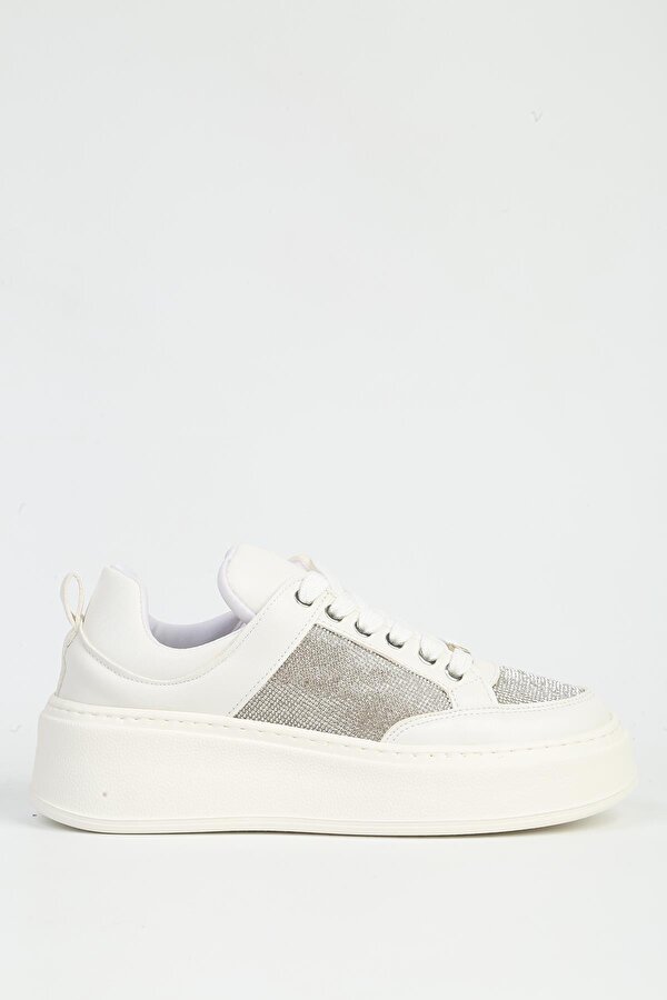 Beyaz Kadın Spor Ayakkabı PC-55312