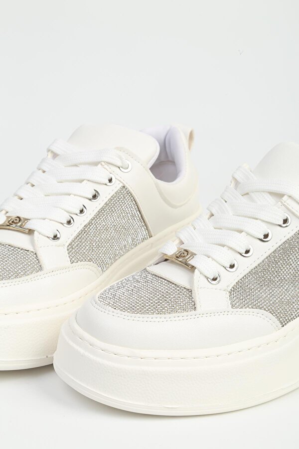 Beyaz Kadın Spor Ayakkabı PC-55312