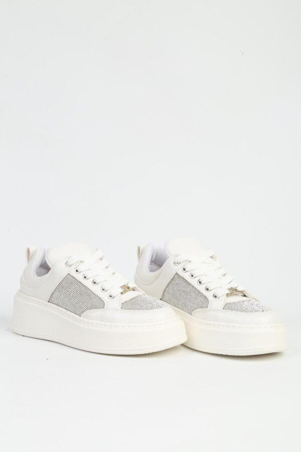 Beyaz Kadın Spor Ayakkabı PC-55312