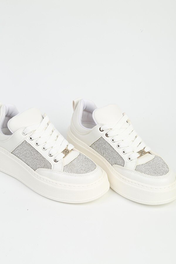 Beyaz Kadın Spor Ayakkabı PC-55312