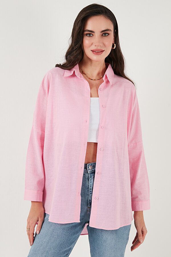 Bayan Gömlek-Atlet Set 67810014979S2 Pembe-Siyah