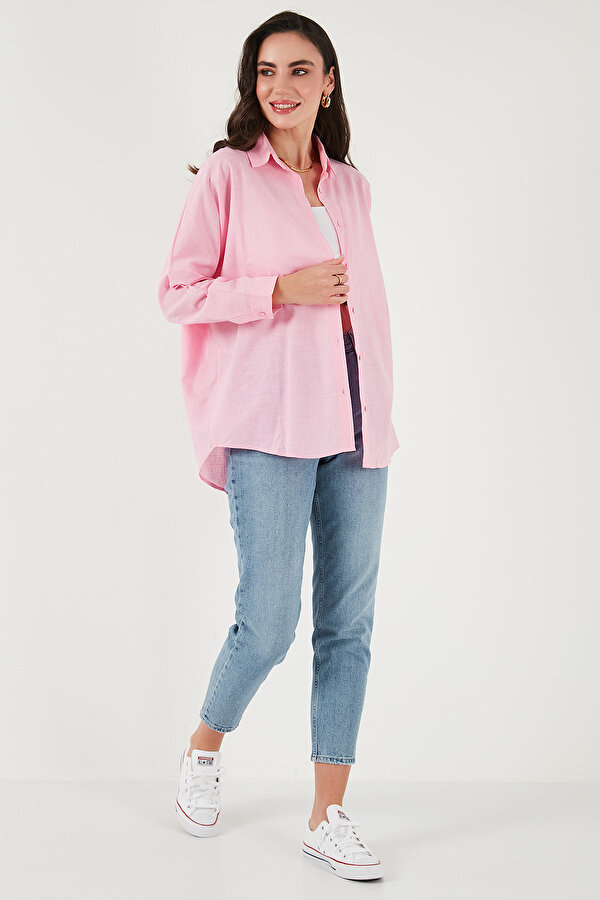 Bayan Gömlek-Atlet Set 67810014979S2 Pembe-Siyah