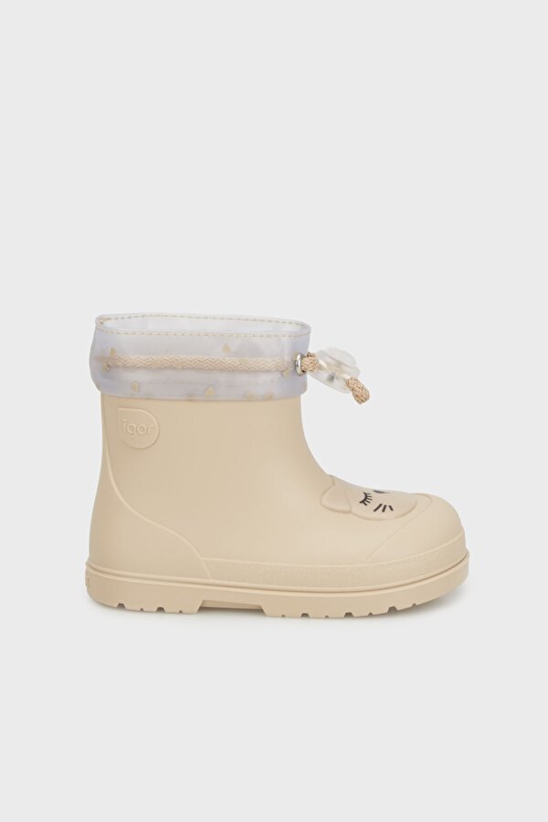 Kız Çocuk Yağmur Çizmesi W10322 BEJ