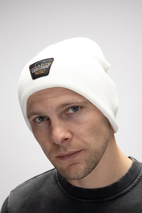 Star Beyaz Unisex Bere