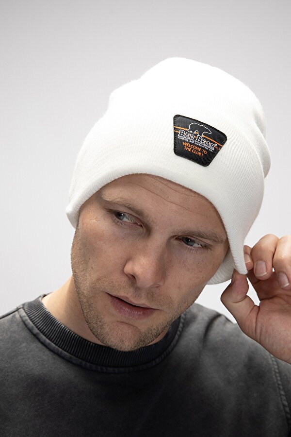 Star Beyaz Unisex Bere