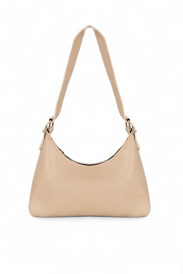 Kadın Vizon Suni Deri Baget El ve Omuz Çantası