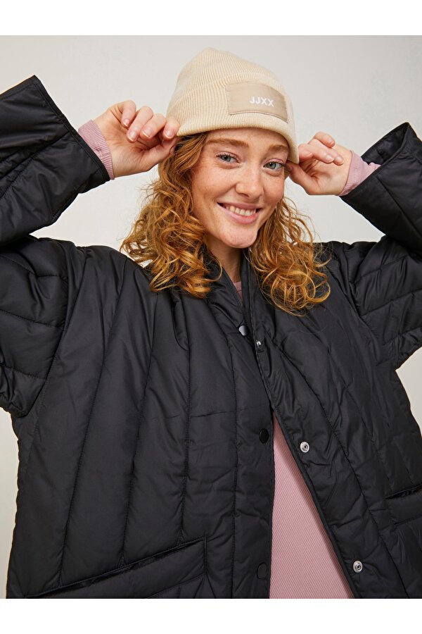 Jack Jones Basic Logo Beanie Acc Sn Kadin Bej2 Bere 12205033-112