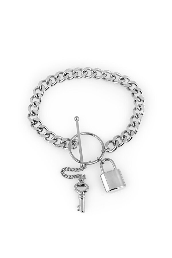 DKJ.3.10014-1 Çelik Gri Renk Kadın Bileklik