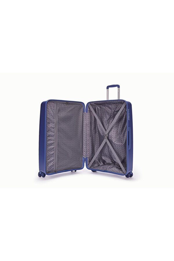 Trolley Valiz Mavi Büyük Boy 14BNT8002-01-M