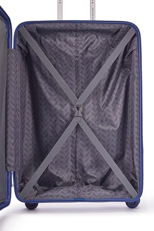 Trolley Valiz Mavi Büyük Boy 14BNT8002-01-M