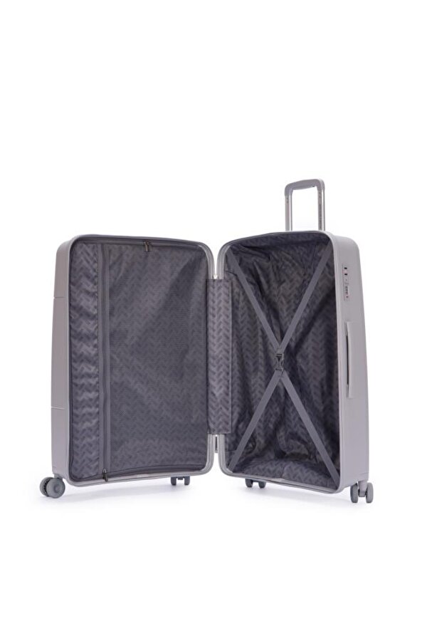 Trolley Valiz Açık Gri Orta Boy 14BNT8001-02-AGRI