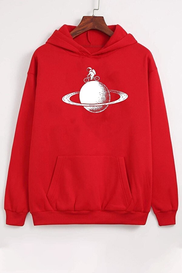 Unisex Astronaut Rides Baskılı Sweatshirt - FLO 3 Al 1 Öde