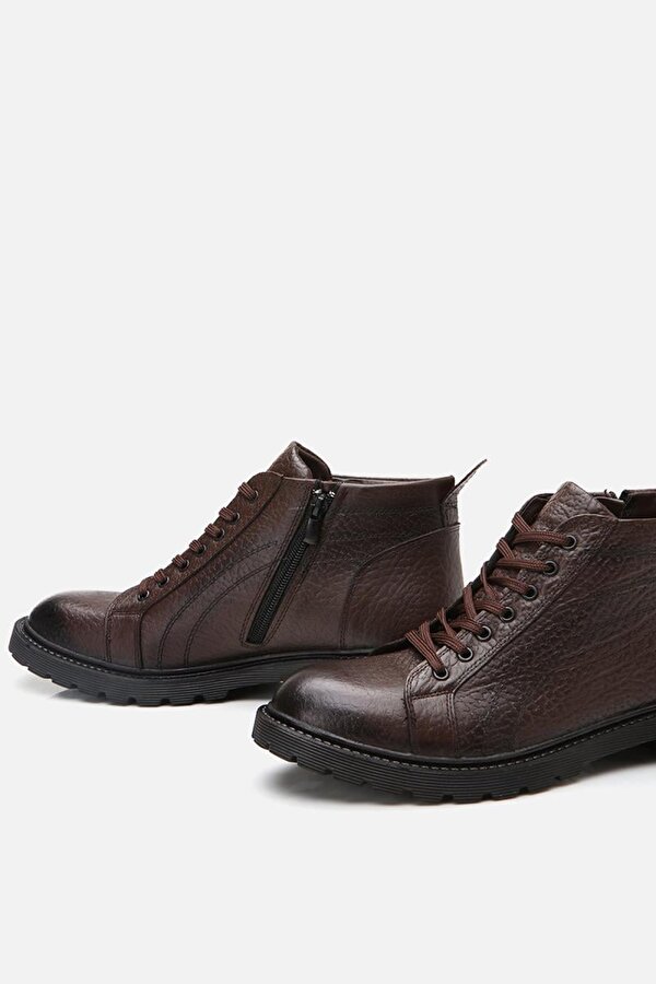 Hakiki Deri Kahve Erkek Günlük Bot