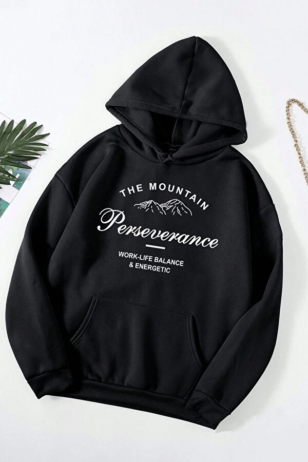 Perseverance Baskılı Oversize Sweatshirt - 3 Al 1 Öde