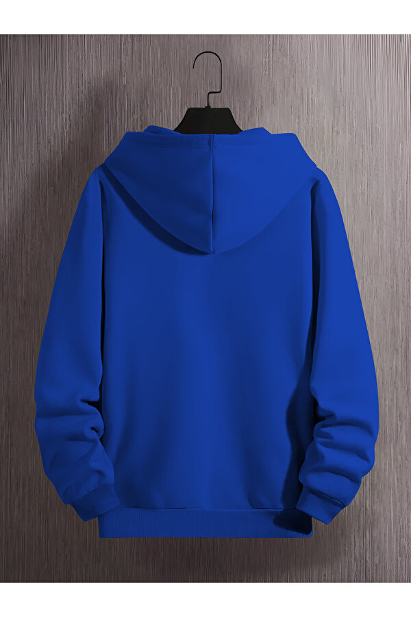 Unisex Tembel Animal Baskılı Oversize Sweatshirt