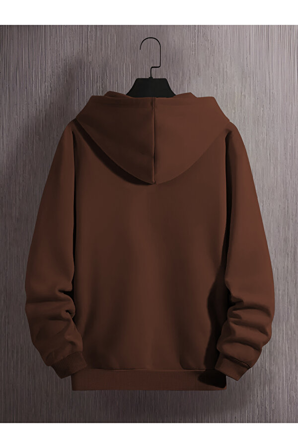 Unisex Tembel Animal Baskılı Oversize Sweatshirt