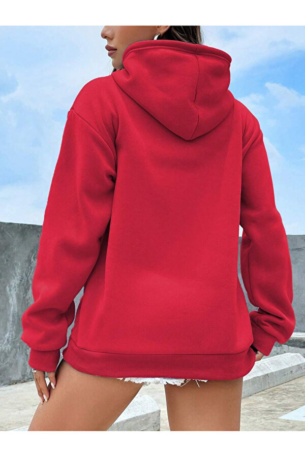 Unisex Beautiful Soul Baskılı Oversize Sweatshirt