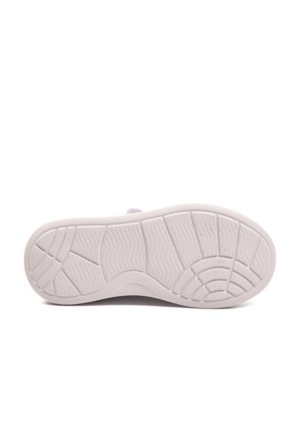 Beyaz Rugan Simli Cırtlı Hafif Esnek Kız Çocuk Spor Ayakkabı 2540-26K P