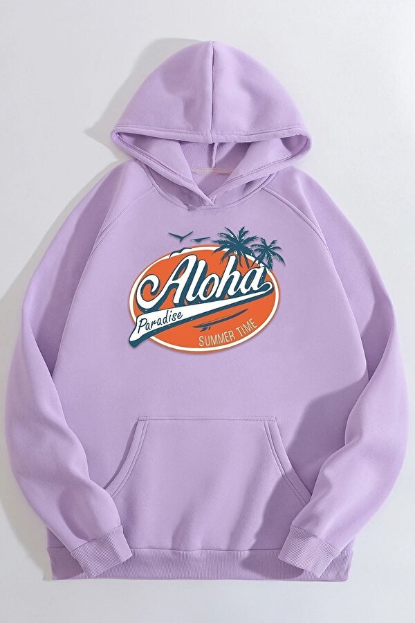 Aloha Baskılı Sweatshirt - 3 Al 1 Öde