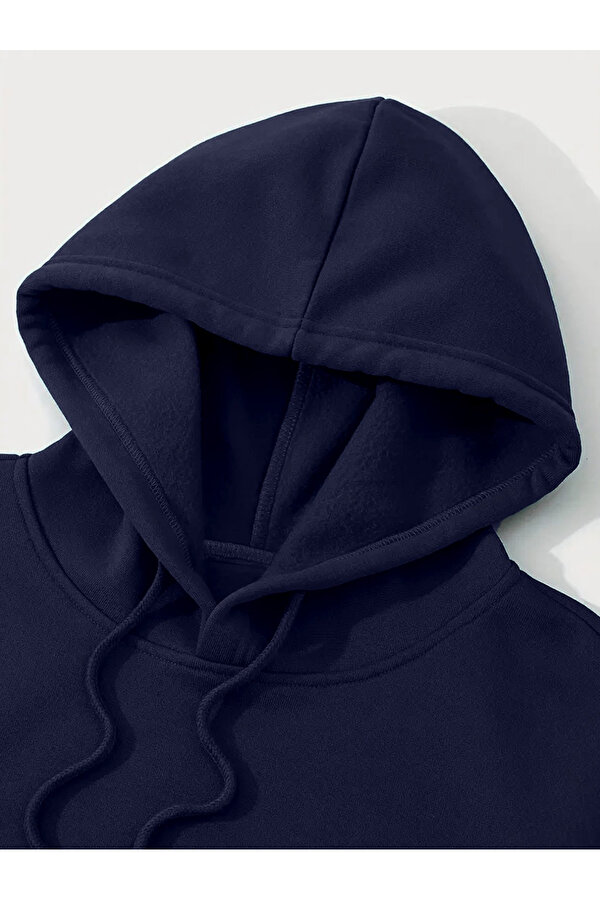 Unisex Boston Baskılı Oversize Sweatshirt