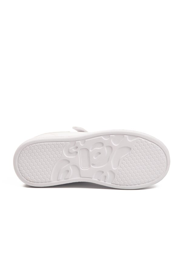 Beyaz Cırtlı Hafif Unisex Çocuk Spor Ayakkabı 2540-26K F