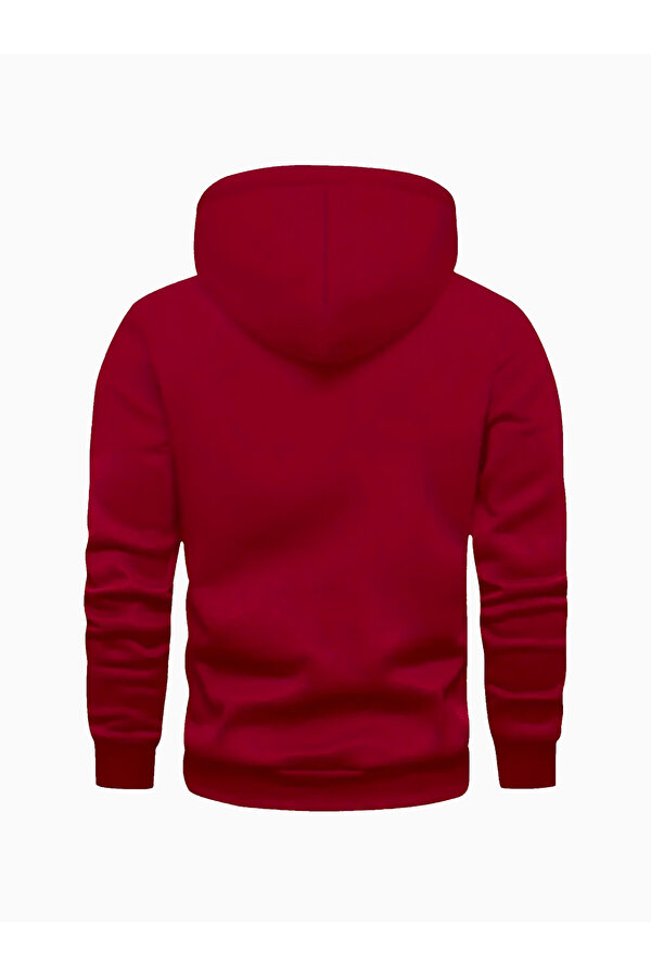 Unisex Boston Baskılı Oversize Sweatshirt