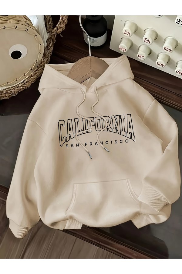 Unisex San Fransisco Baskılı Oversize Sweatshirt - FLO 3 Al 1 Öde