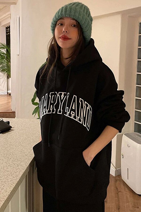 Unisex MARYLAND Baskılı Oversize Sweatshirt - FLO 3 Al 1 Öde
