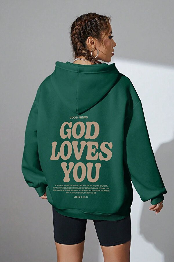 Good Loves You Baskılı Oversize Sweatshirt - FLO 3 Al 1 Öde