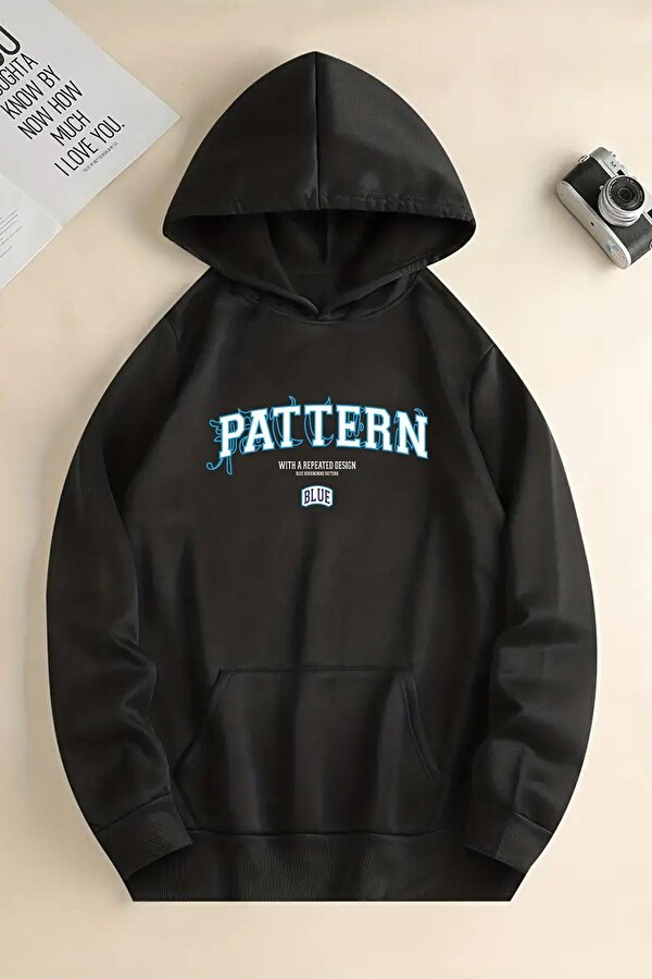 Pattern Baskılı Unisex Oversize Sweatshirt - 3 Al 1 Öde