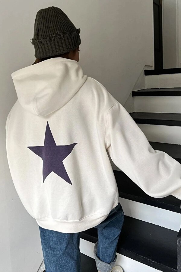 Unisex Star Baskılı Sweatshirt - 3 Al 1 Öde