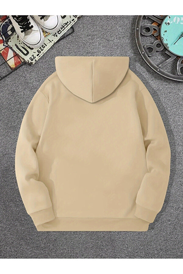İmza Baskılı Oversize Sweatshirt