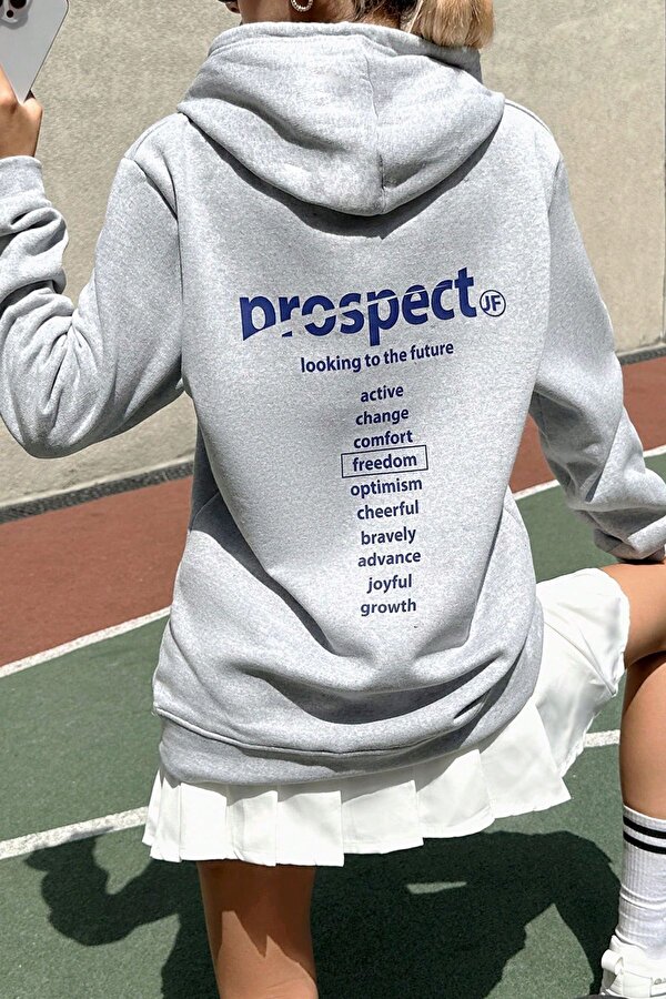 Unisex Prospect Baskılı Sweatshirt - 3 Al 1 Öde