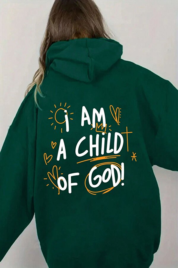 Sırt Baskılı Oversize Sweatshirt - 3 Al 1 Öde