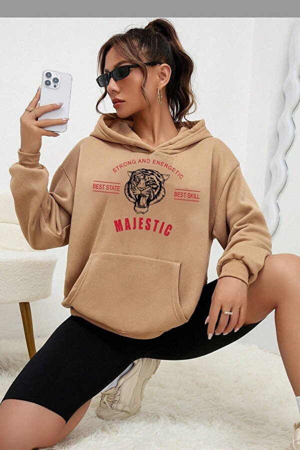 Unisex Majestic Baskılı Sweatshirt - 3 Al 1 Öde