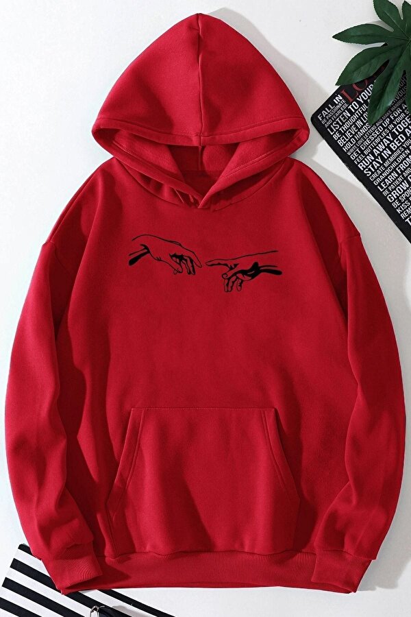 Unisex Michelangelo Baskılı Sweatshirt - 3 Al 1 Öde