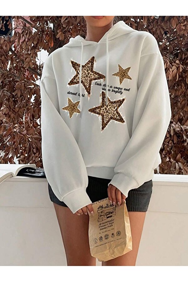 Unisex Eternal Light Baskılı Oversize Sweatshirt - FLO 3 Al 1 Öde