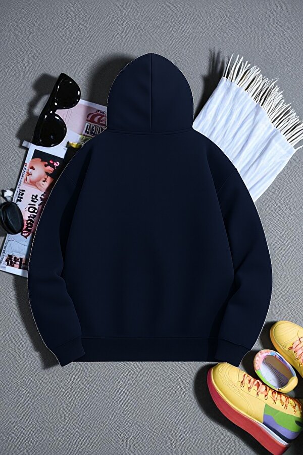 Unisex Future Baskılı Oversize Sweatshirt