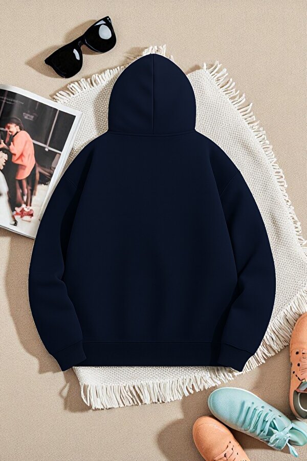 Unisex DONT OVER THINK Tasarım Basklı Sweatshirt