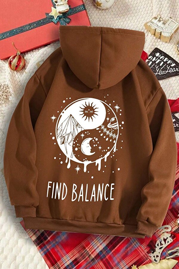 Unisex Cartoon Face Siyah Beyaz Hoodie - 3 Al 1 Öde