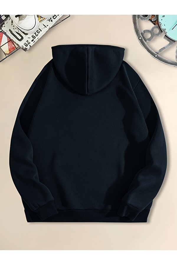 Unisex Sinirli Duffy Baskılı Oversize Sweatshirt