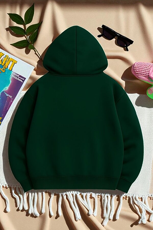 Unisex Good Days Baskılı Oversize Sweatshirt