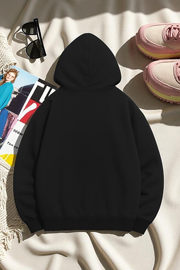 Unisex Good Days Baskılı Oversize Sweatshirt