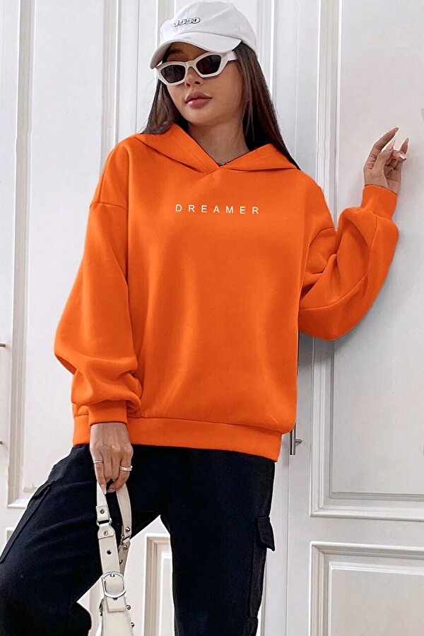 Dreamer Baskılı Oversize Sweatshirt