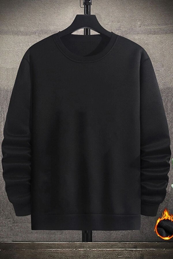 Unisex Sometimes X Baskılı Bisiklet Yaka Sweatshirt - 3 Al 1 Öde