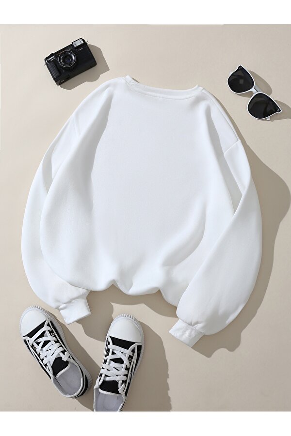 Bisiklet Yaka Sweatshirt