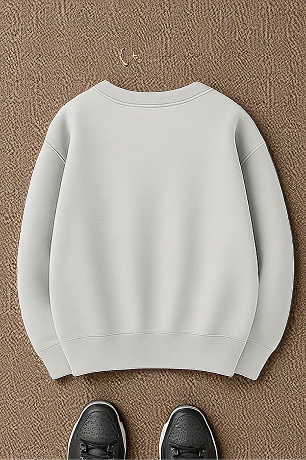 Unisex Fantastic Baskılı Oversize Sweatshirt