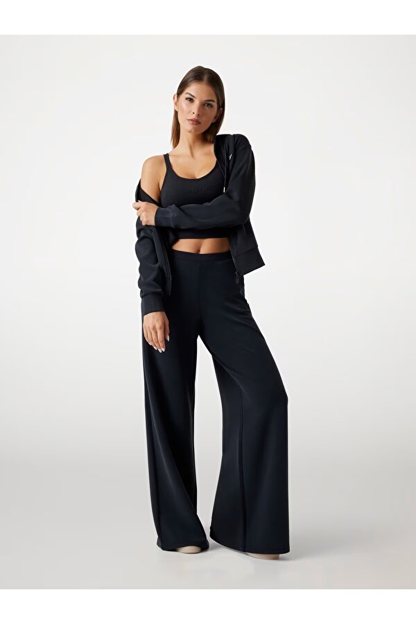 Olympe Fermuarlı Kapüşonlu Kadın Sweatshirt V4YQ06KCAY2